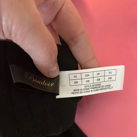 Black Underwire Bra - Picture 3 of 4